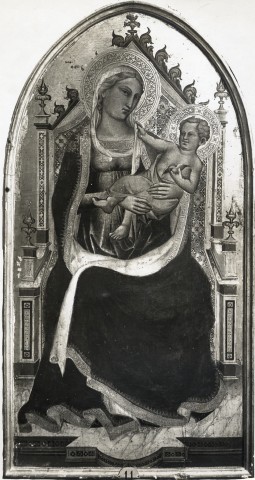 Istituto Centrale per il Catalogo e la Documentazione: Fototeca Nazionale — Spinello Aretino - sec. XV - Madonna con Bambino in trono — insieme